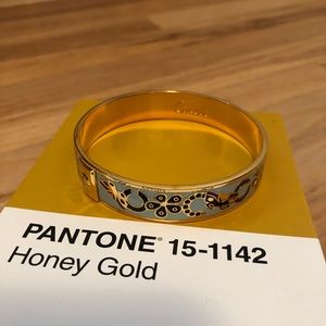 Blue Coach butterfly bangle